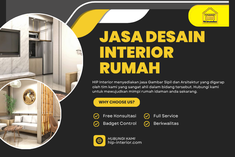 Jasa Desain Interior Rumah Modern untuk Hunian Lebih Nyaman