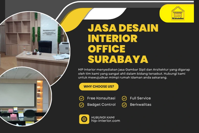 Jasa Desain Interior Office Surabaya untuk Ruang Kerja Modern