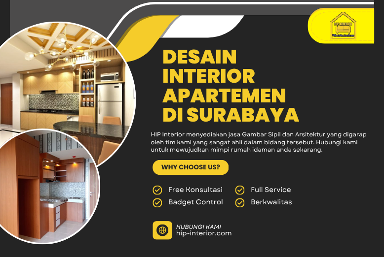 Desain Interior Apartemen di Surabaya dengan Sentuhan Modern