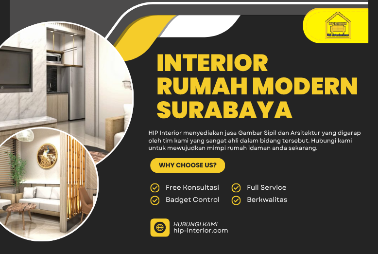Interior Rumah Modern Surabaya untuk Hunian yang Fungsional