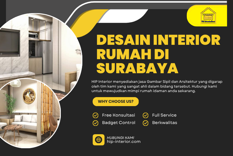 Desain Interior Rumah di Surabaya Modern untuk Rumah Nyaman