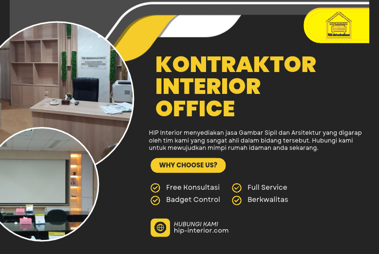 Kontraktor Interior Office untuk Kantor Modern yang Nyaman