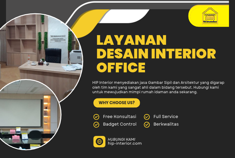 Layanan Desain Interior Office untuk Kantor Bergaya Modern