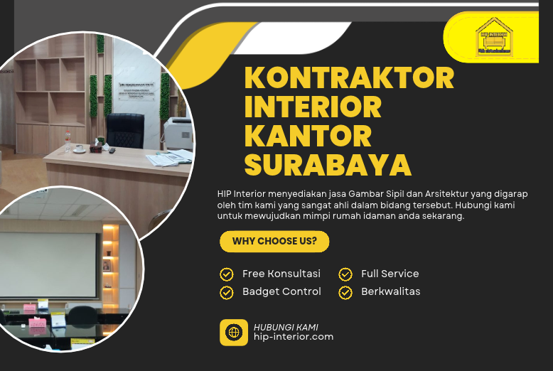 Kontraktor Interior Kantor Surabaya dengan Sentuhan Modern